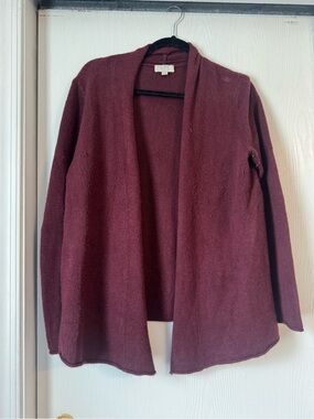 Loft Maroon Cardigan